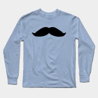 Moustache - Bushy (Blue) Long Sleeve T-Shirt